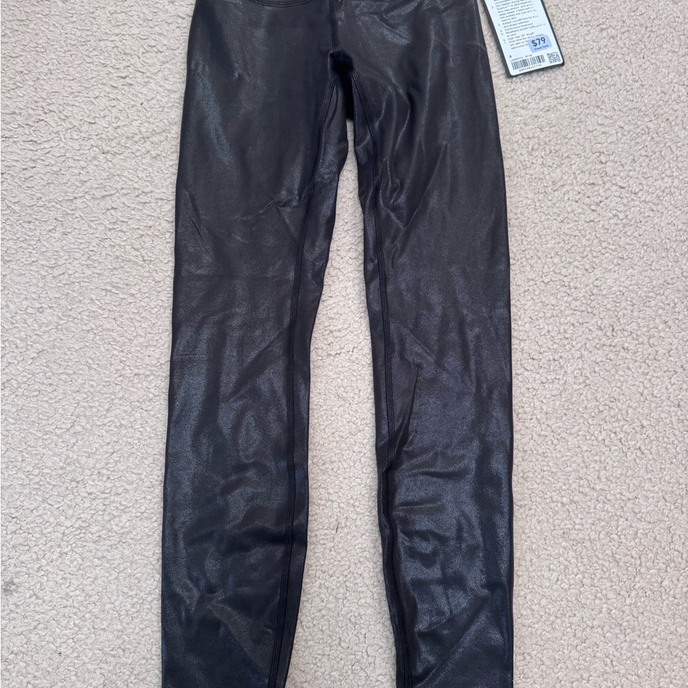 Lululemon special edition Metallic Black Leggings